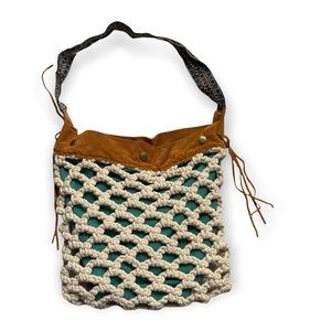 Lucky Brand Boho Macrame Bag